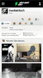 Mobile Screenshot of mediakitsch.deviantart.com