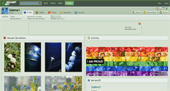 Desktop Screenshot of galena1.deviantart.com