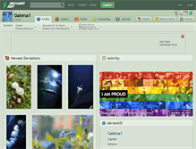 Tablet Screenshot of galena1.deviantart.com