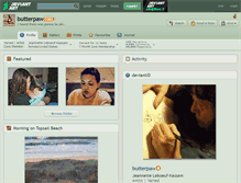 Tablet Screenshot of butterpaw.deviantart.com
