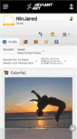 Mobile Screenshot of ninjared.deviantart.com