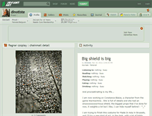 Tablet Screenshot of dinotiste.deviantart.com