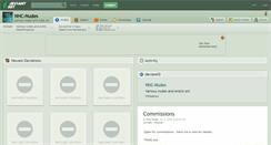 Desktop Screenshot of nhc-nudes.deviantart.com