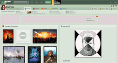 Desktop Screenshot of cuervex.deviantart.com