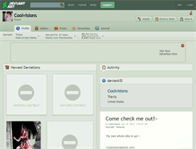 Tablet Screenshot of coolvisions.deviantart.com