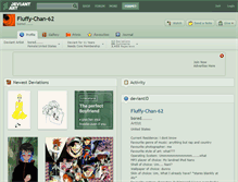 Tablet Screenshot of fluffy-chan-62.deviantart.com