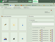 Tablet Screenshot of moraela.deviantart.com