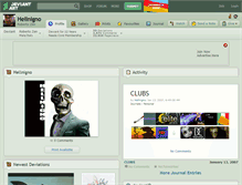Tablet Screenshot of hellnigno.deviantart.com