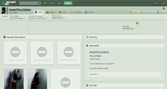 Desktop Screenshot of modeltonygibble.deviantart.com