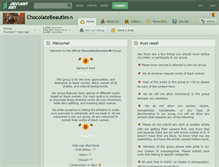 Tablet Screenshot of chocolatebeauties.deviantart.com