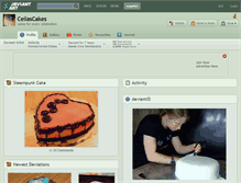 Tablet Screenshot of cellascakes.deviantart.com