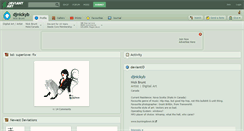 Desktop Screenshot of djnickyb.deviantart.com