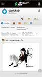 Mobile Screenshot of djnickyb.deviantart.com
