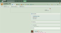 Desktop Screenshot of cutekittey-chan.deviantart.com