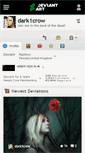 Mobile Screenshot of dark1crow.deviantart.com