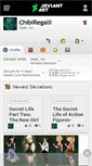 Mobile Screenshot of chibiregalli.deviantart.com