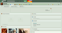 Desktop Screenshot of herrera.deviantart.com