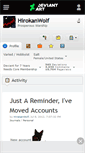 Mobile Screenshot of hirokanwolf.deviantart.com