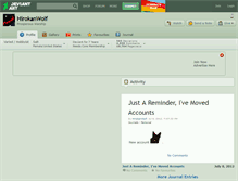 Tablet Screenshot of hirokanwolf.deviantart.com