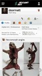 Mobile Screenshot of doormatt.deviantart.com