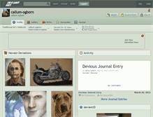 Tablet Screenshot of callum-ogborn.deviantart.com