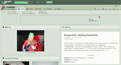 Desktop Screenshot of madmiko.deviantart.com