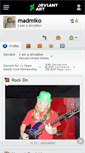 Mobile Screenshot of madmiko.deviantart.com