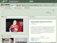 Tablet Screenshot of madmiko.deviantart.com