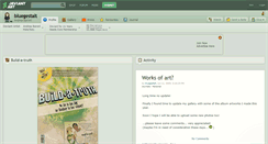 Desktop Screenshot of bluegestalt.deviantart.com