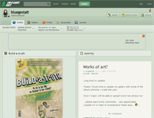 Tablet Screenshot of bluegestalt.deviantart.com