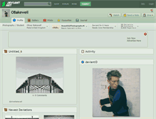 Tablet Screenshot of obakewell.deviantart.com