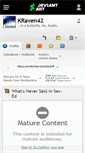 Mobile Screenshot of kraven42.deviantart.com