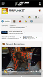 Mobile Screenshot of grid-user27.deviantart.com