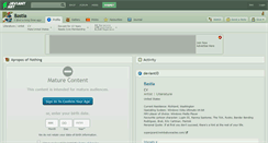Desktop Screenshot of bastia.deviantart.com
