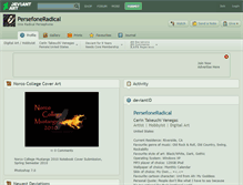 Tablet Screenshot of persefoneradical.deviantart.com
