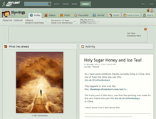 Tablet Screenshot of lilywings.deviantart.com