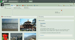 Desktop Screenshot of famewolf.deviantart.com