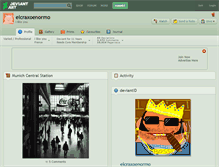 Tablet Screenshot of elcraxoenormo.deviantart.com