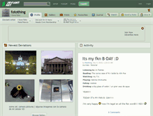 Tablet Screenshot of fotothing.deviantart.com