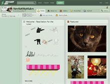 Tablet Screenshot of kewliokittyklub.deviantart.com