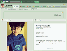 Tablet Screenshot of fluffysora.deviantart.com