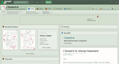 Desktop Screenshot of i-turned-it-in.deviantart.com