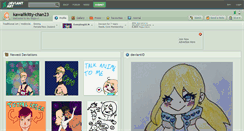 Desktop Screenshot of kawaiikitty-chan23.deviantart.com