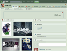 Tablet Screenshot of pasarelli.deviantart.com