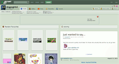 Desktop Screenshot of dragongirl63.deviantart.com