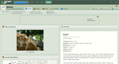 Desktop Screenshot of littlegc.deviantart.com