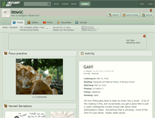 Tablet Screenshot of littlegc.deviantart.com