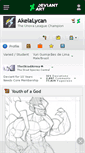 Mobile Screenshot of akelalycan.deviantart.com