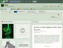 Tablet Screenshot of essoe.deviantart.com
