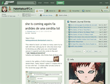 Tablet Screenshot of hatematsurifc.deviantart.com